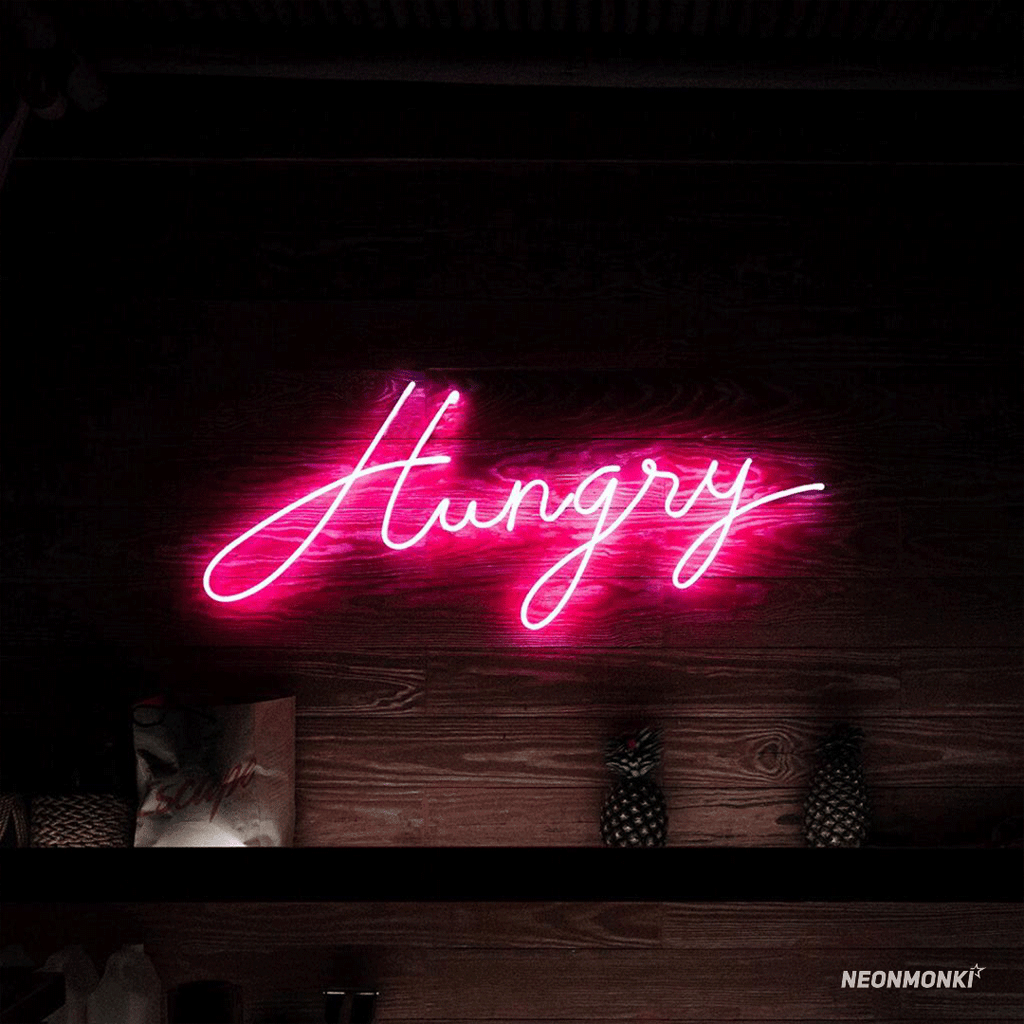 NEONMONKI - Hungry - Neonschild