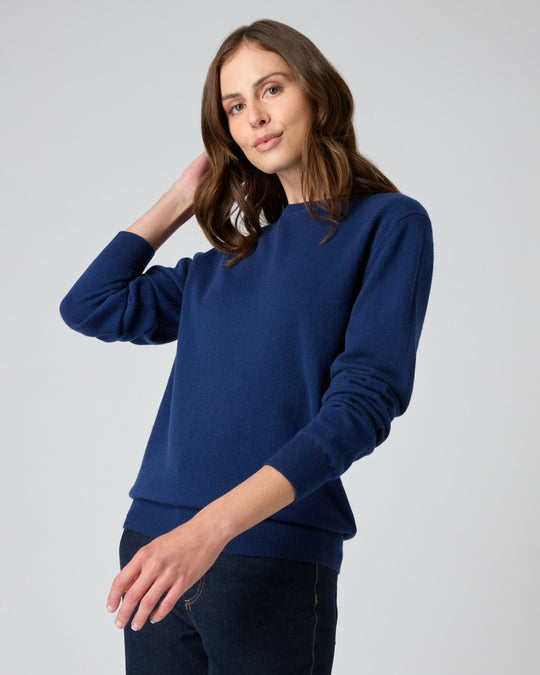 Women\'s Blue Cashmere Clothing Shipping | Complimentary