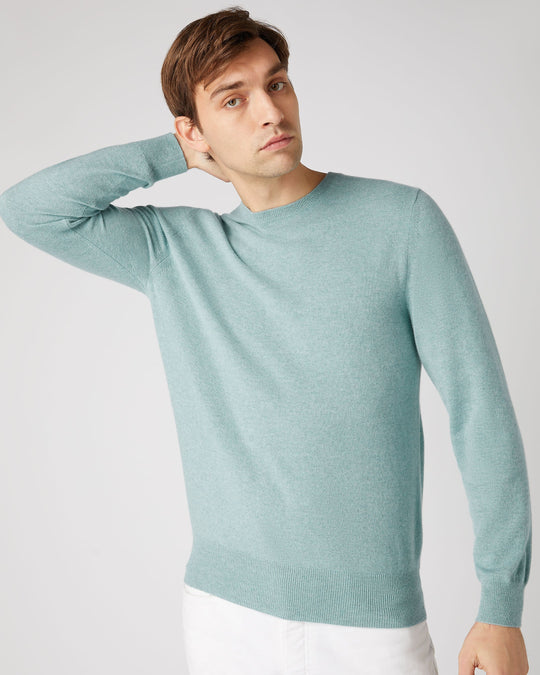 Oasis rib shoulder crew neck jumper in grey