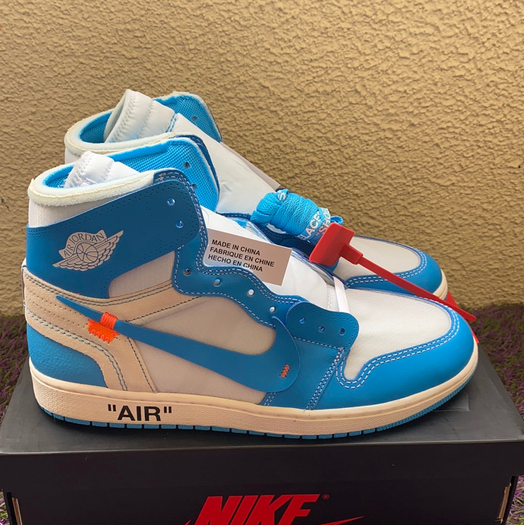 air jordan 1 x off white nrg unc