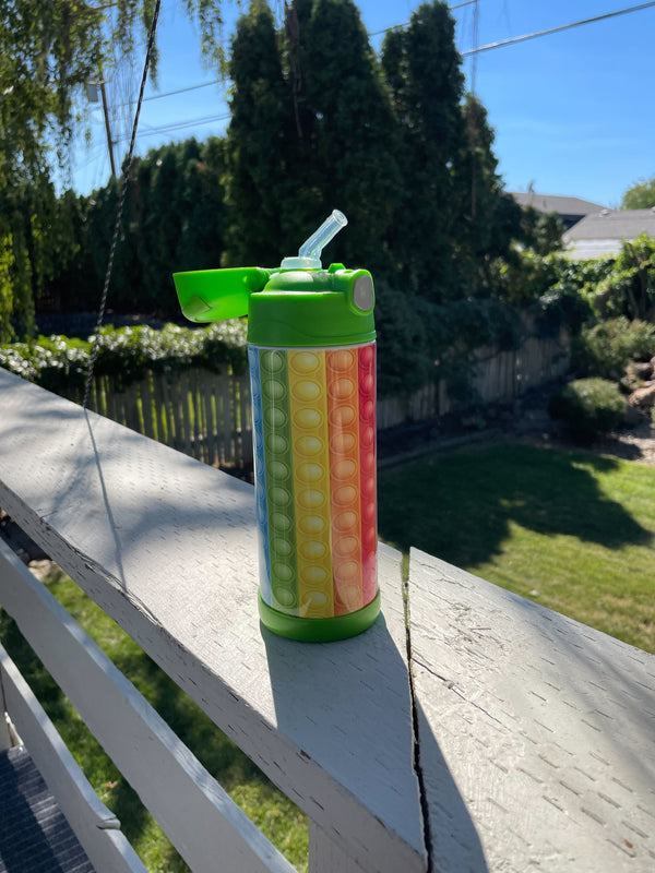 Kids Water Bottle Pop-its 