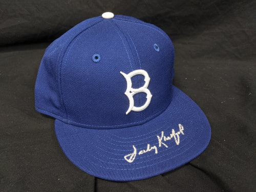 Beautiful Sandy Koufax Signed Brooklyn Dodgers Game Model Hat UDA COA 83/100
