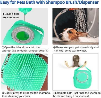Shampoo Massager Pet Brush