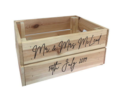 Wedding Flip Flop Crate