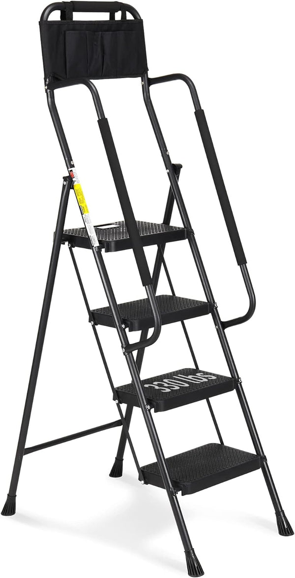 Little Giant Ladders, SkyScraper, M21, 11-21 Foot, Stepladder, Aluminum,  Type 1A, 300 lbs Weight Rating, (10121),Gray