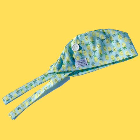 pineapple scrub cap