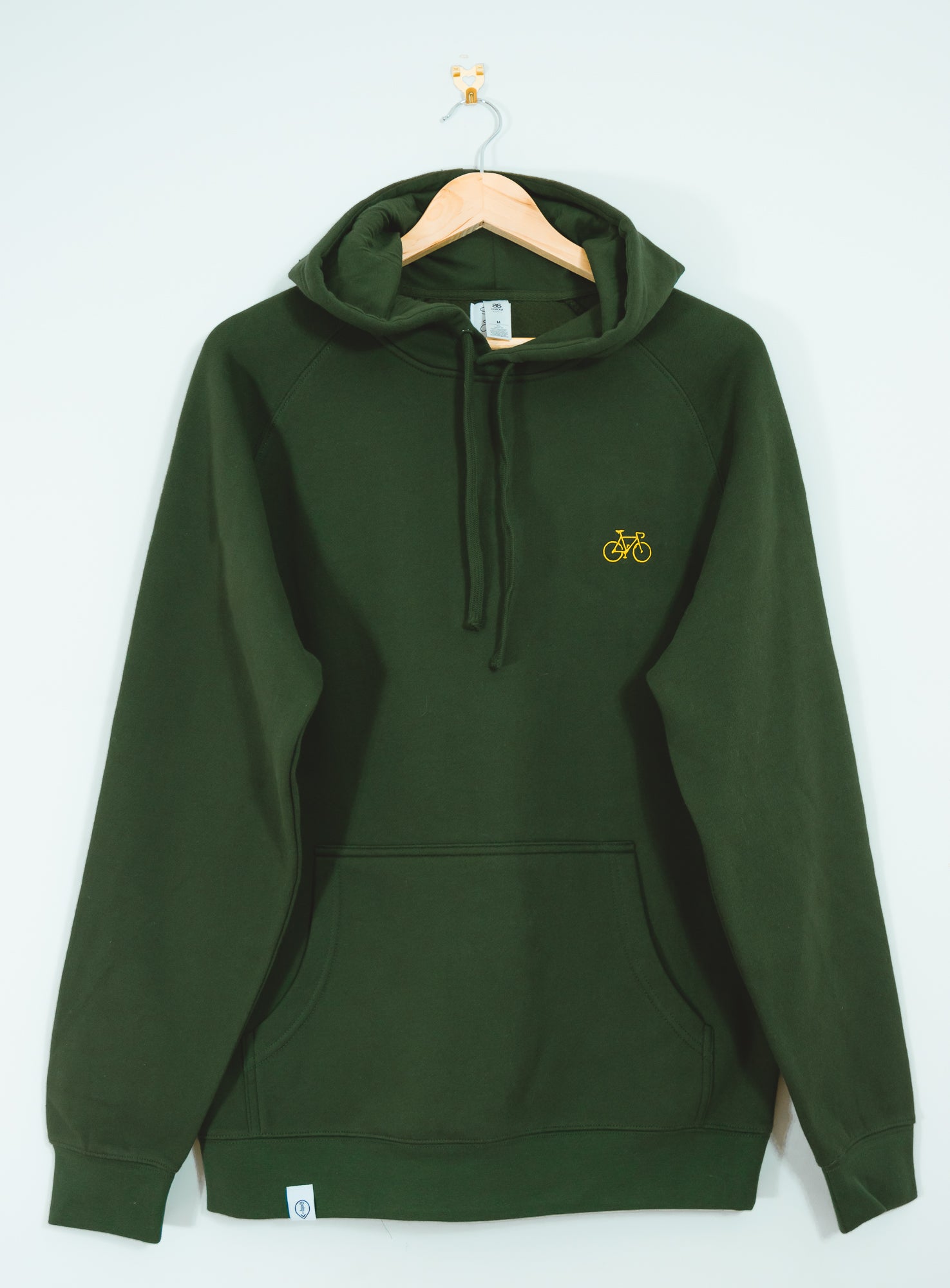 Forest Green Zip Up Hoodie - Rebo's beach factory