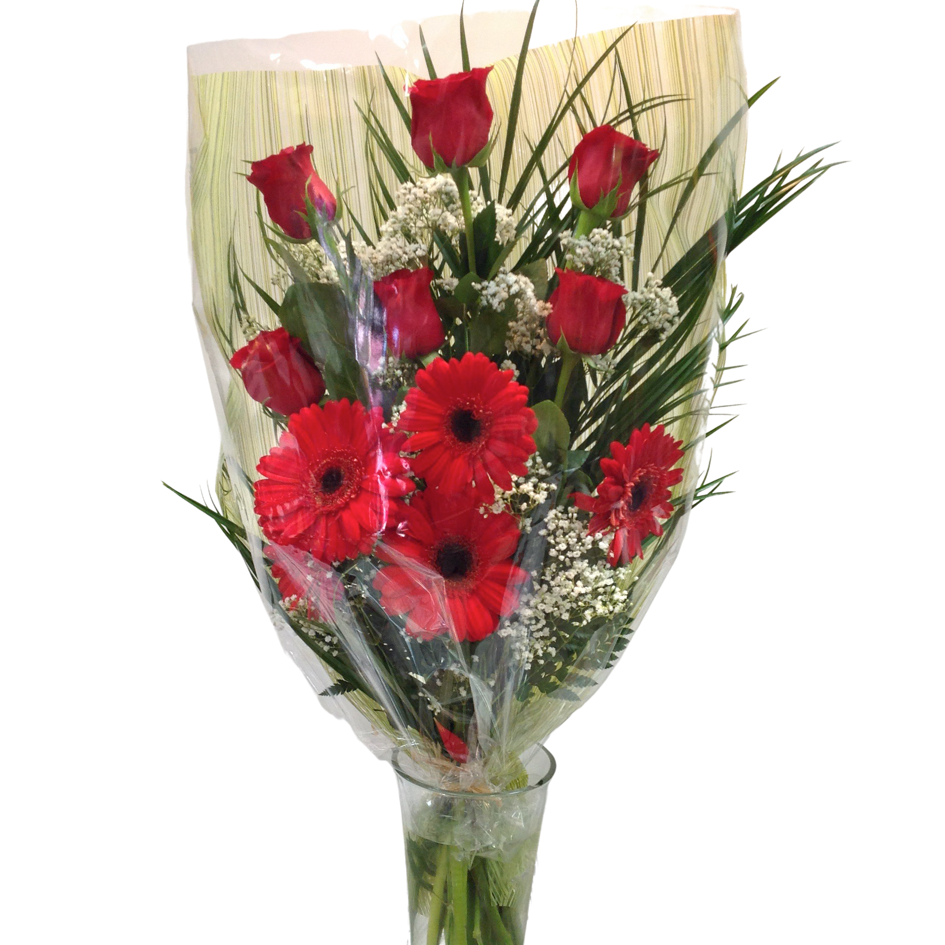 Ramo 6 rosas y gerberas – Floristería Contreras