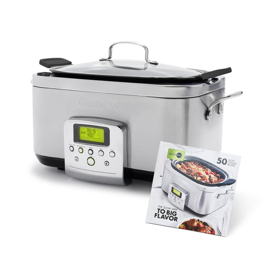 Ninja Foodi 9-in-1 6.5QT Pressure Cooker and Air Fryer 4-Quart Black Oval  Slow Cooker in the Slow Cookers department at