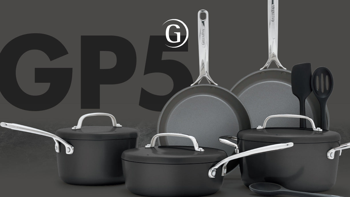 GreenPan™ GP5 Hard Anodized Ceramic Nonstick 11-Piece Cookware Set