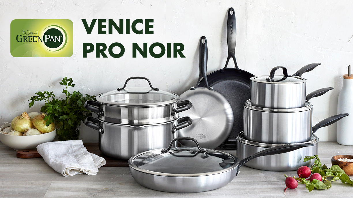 GreenPan Venice Pro-10 Piece Ceramic Nonstick Cookware Set -  Blanton-Caldwell