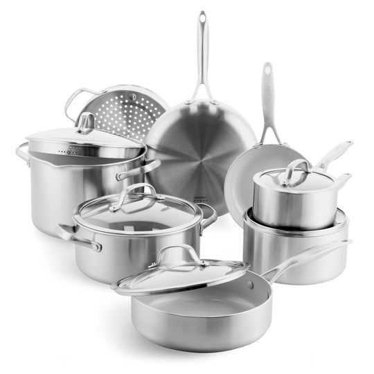 GreenPan Premiere Saucepan Set 3 Pieces - Saucepans Aluminium Silver - CC003822-001