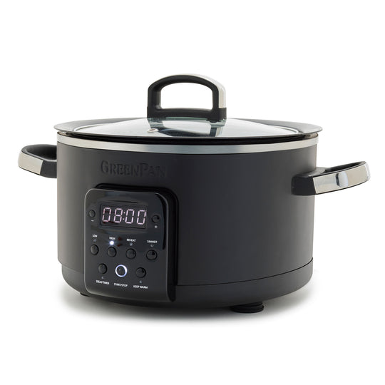 GreenPan™ Premiere Stainless-Steel Slow Cooker + The Slow Way To