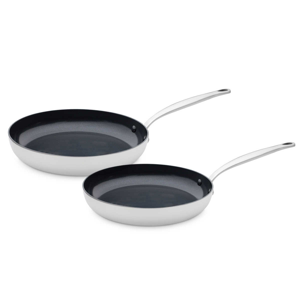 Barcelona Evershine Ceramic Nonstick 9.5" and 11" Frypan Set