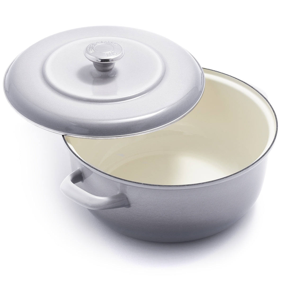 Merten & Storck Enameled Iron 1873 Dutch Oven, 5.3-Quart | Cloud Gray