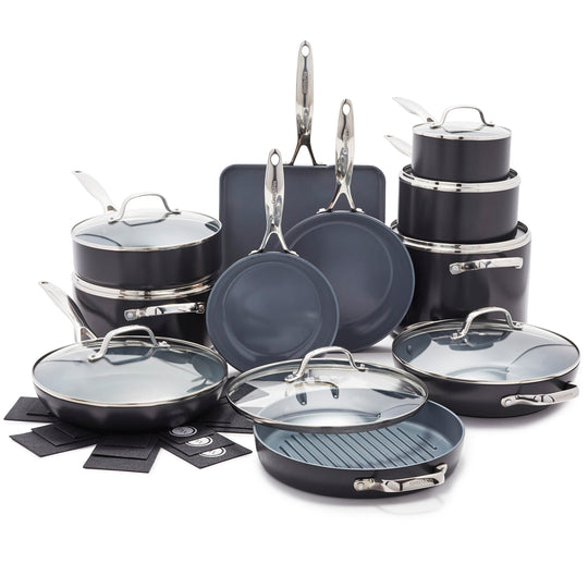 GreenPan™ Stanley Tucci™ Ceramic Nonstick Fry Pan Set, 8 & 10