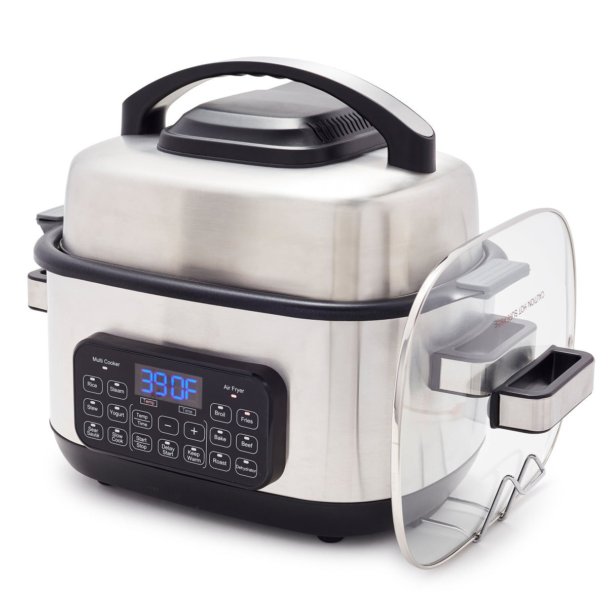 Bistro 13-in-1 Multi Cooker Air Fryer Grill | Stainless Steel