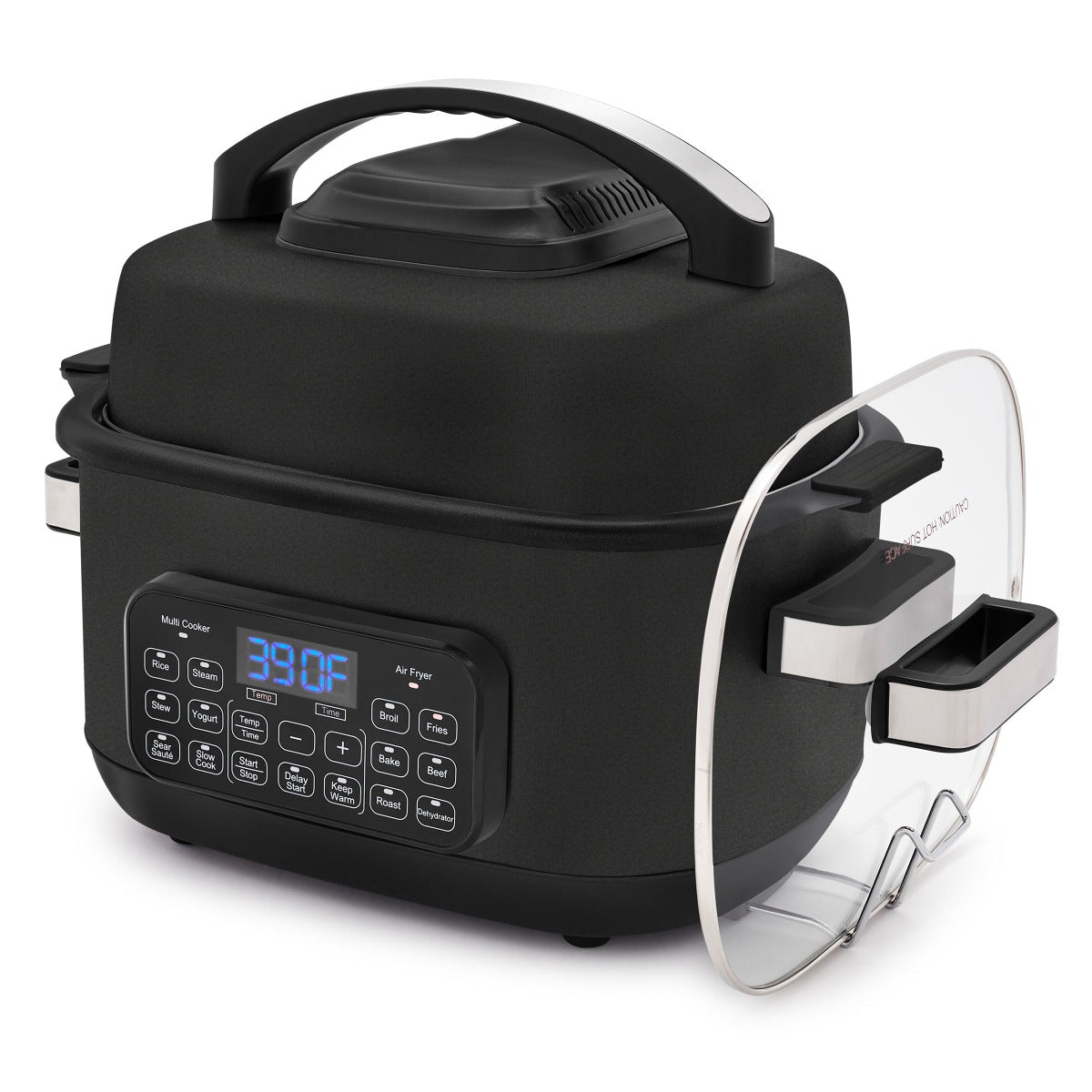 Bistro 13-in-1 Multi Cooker Air Fryer Grill | Matte Black