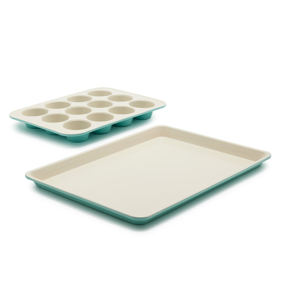 GreenLife Ceramic Nonstick 2-Piece Bakeware Set | Turquoise