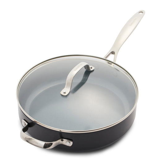 GreenPan Chatham Stainless Steel 3.75-Quart Saute Pan with Lid