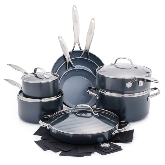 GreenPan Jewel Ceramic Non-Stick Cookware set, 11-piece