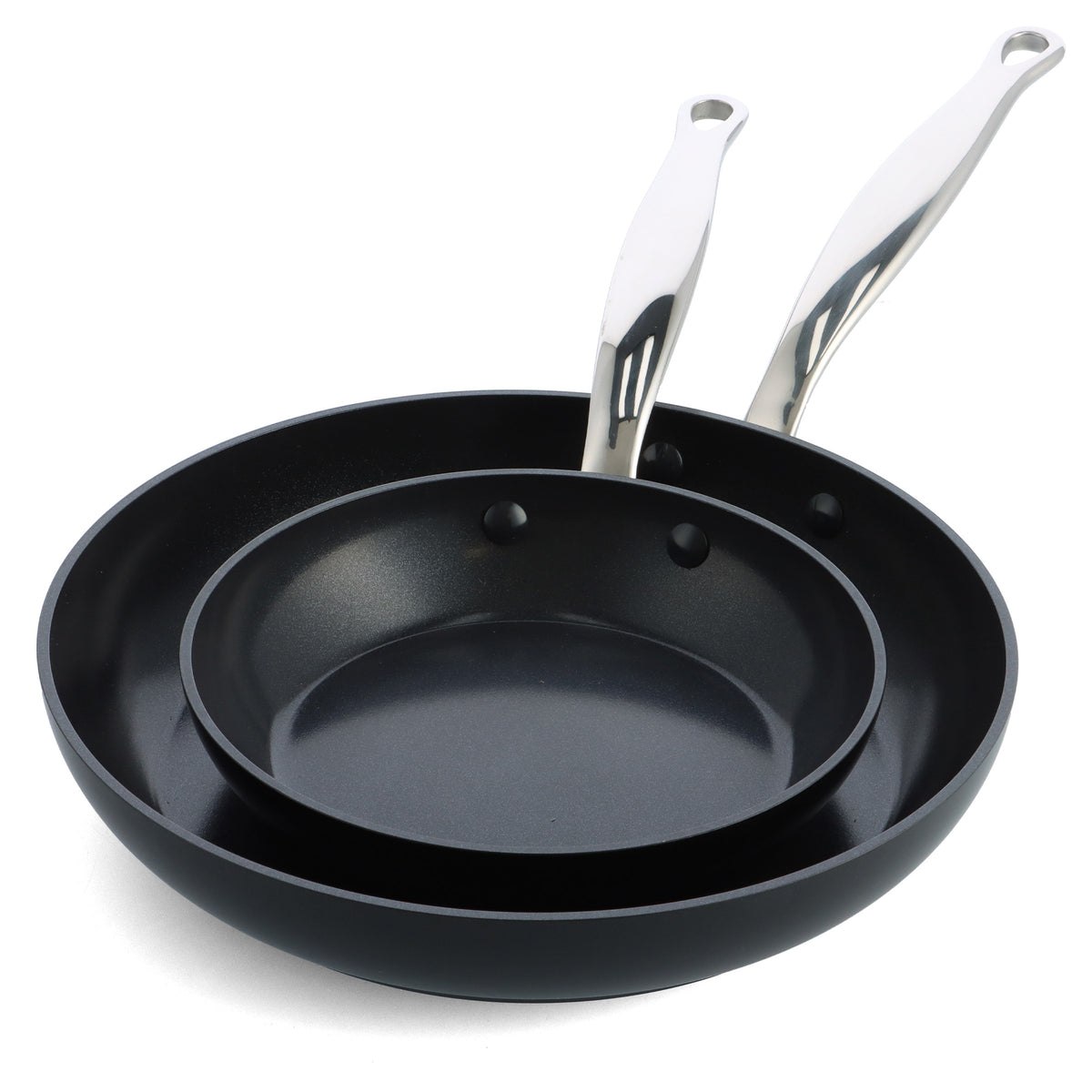 Barcelona Ceramic Nonstick 8" and 11" Frypan Set