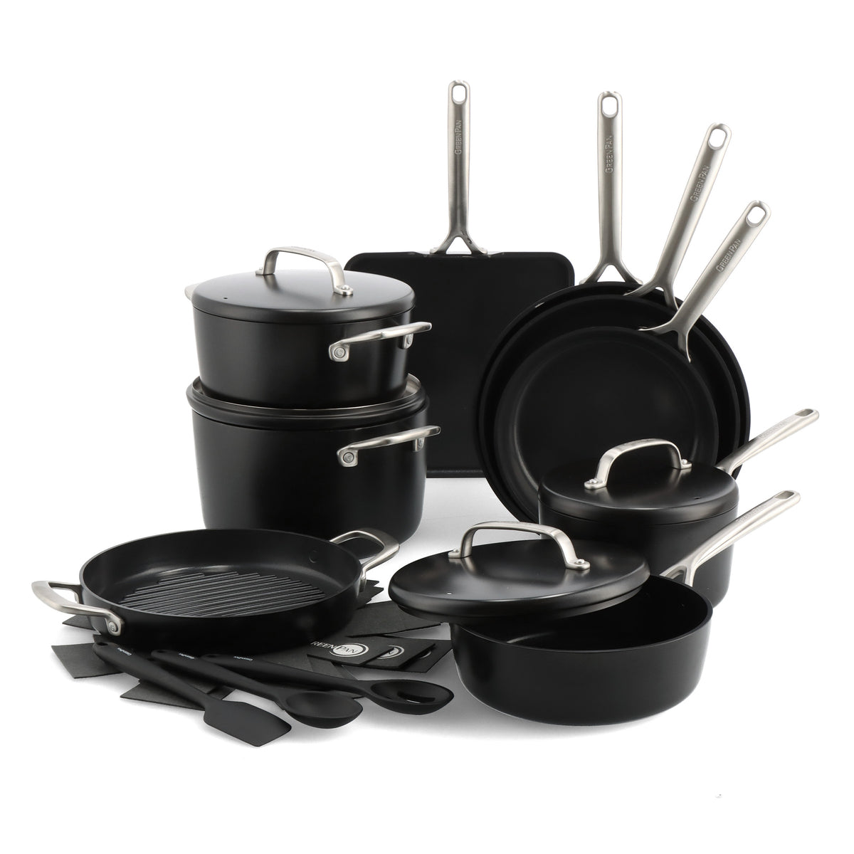 GP5 Infinite8 Ceramic Nonstick 19-Piece Cookware Set