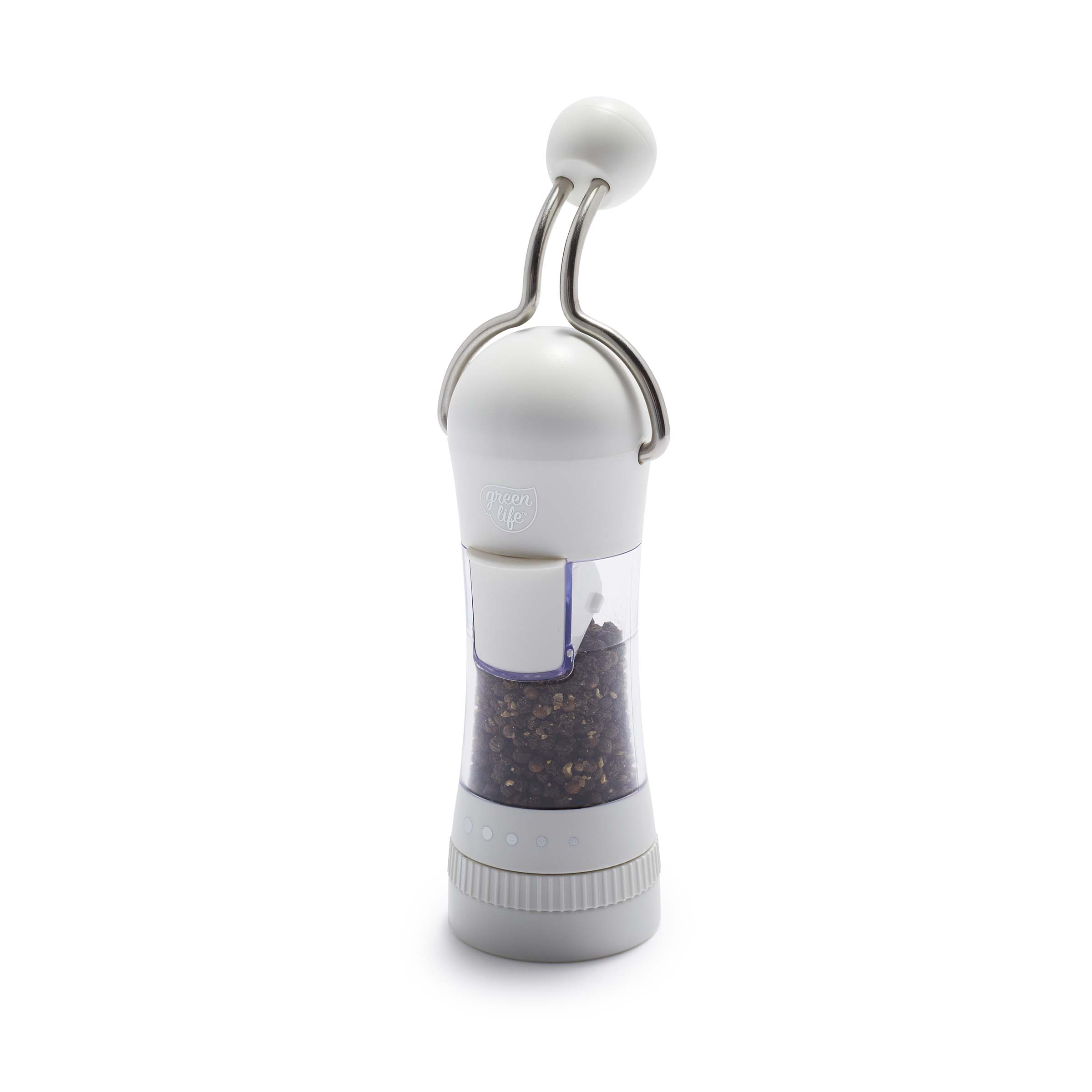 GreenLife Salt and Pepper Ratchet Mill | White