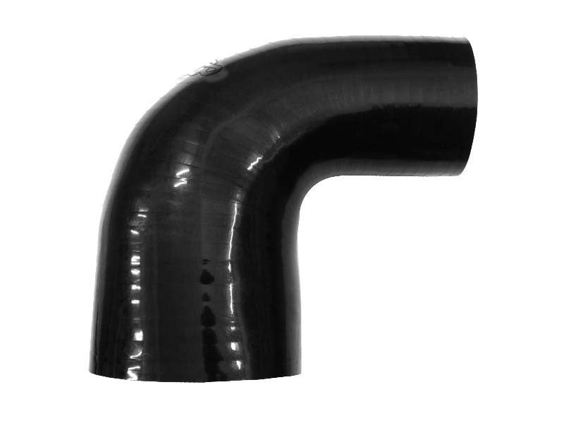 BOOST Products Silicone Reducer Elbow 90 degree, 19mm (0.75") - 13mm (0.5") ID, black