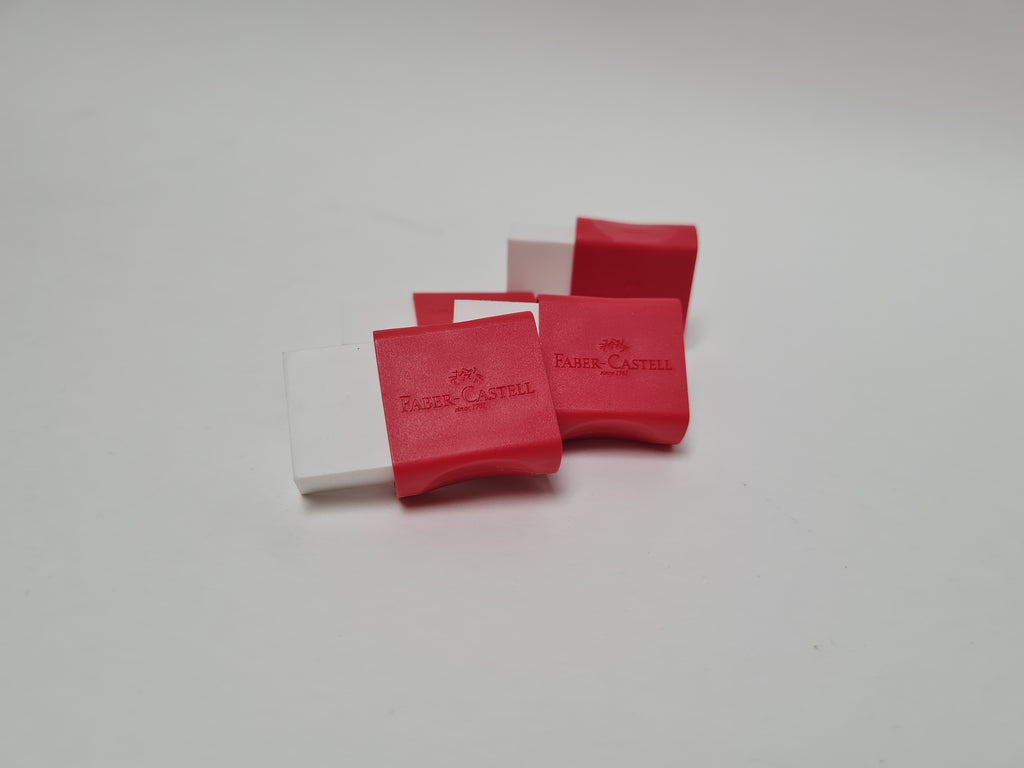 Faber-Castell Sacapuntas de metal de 3 usos, colores surtidos -  Sacapuntas Kalamazoo