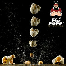Load image into Gallery viewer, BOGATCHI Mr.POPP&#39;s Dark Chocolate Popcorn, Handcrafted Gourmet Popcorn Gift Hamper, 100% Mushroom Popped Crunchy Best Quality Kernels, Perfect Exam Time Gift , 375g + Free Exam Time Greeting Card
