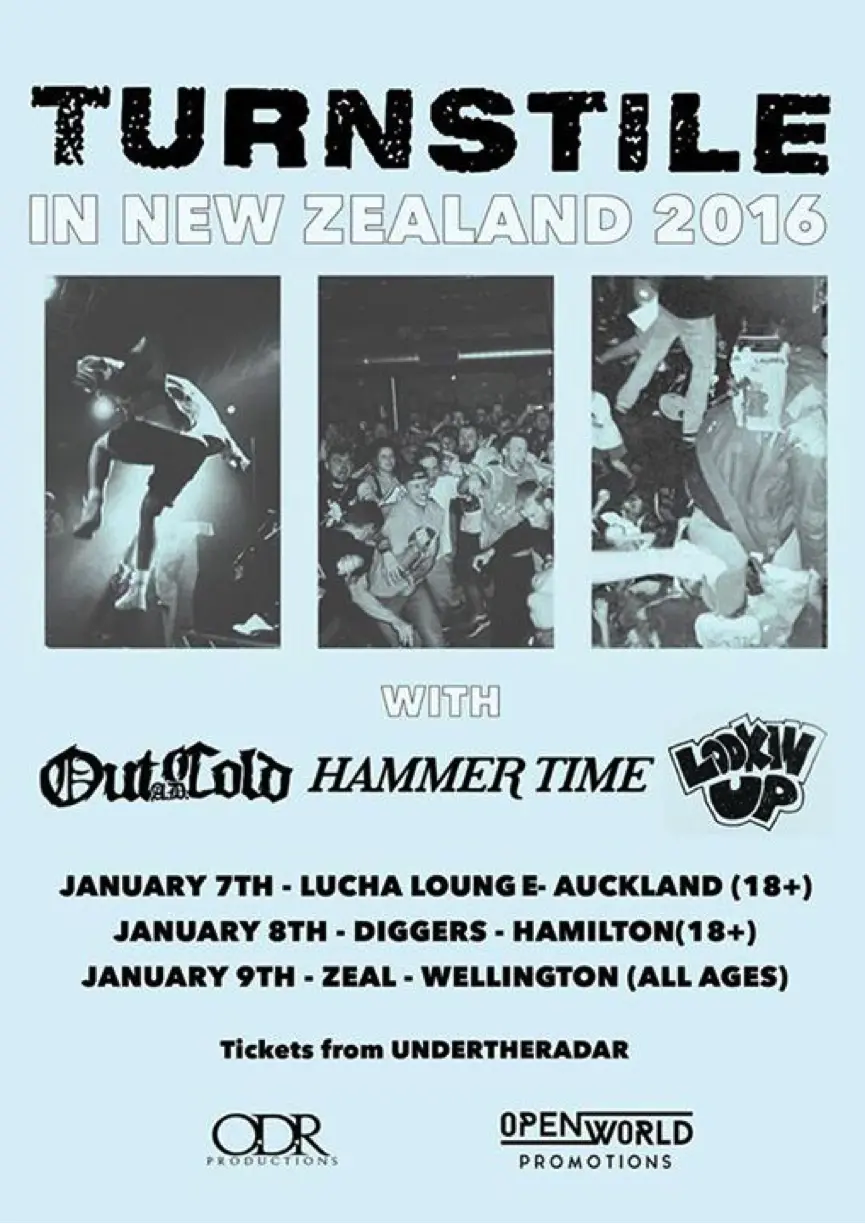 turnstile tour nz