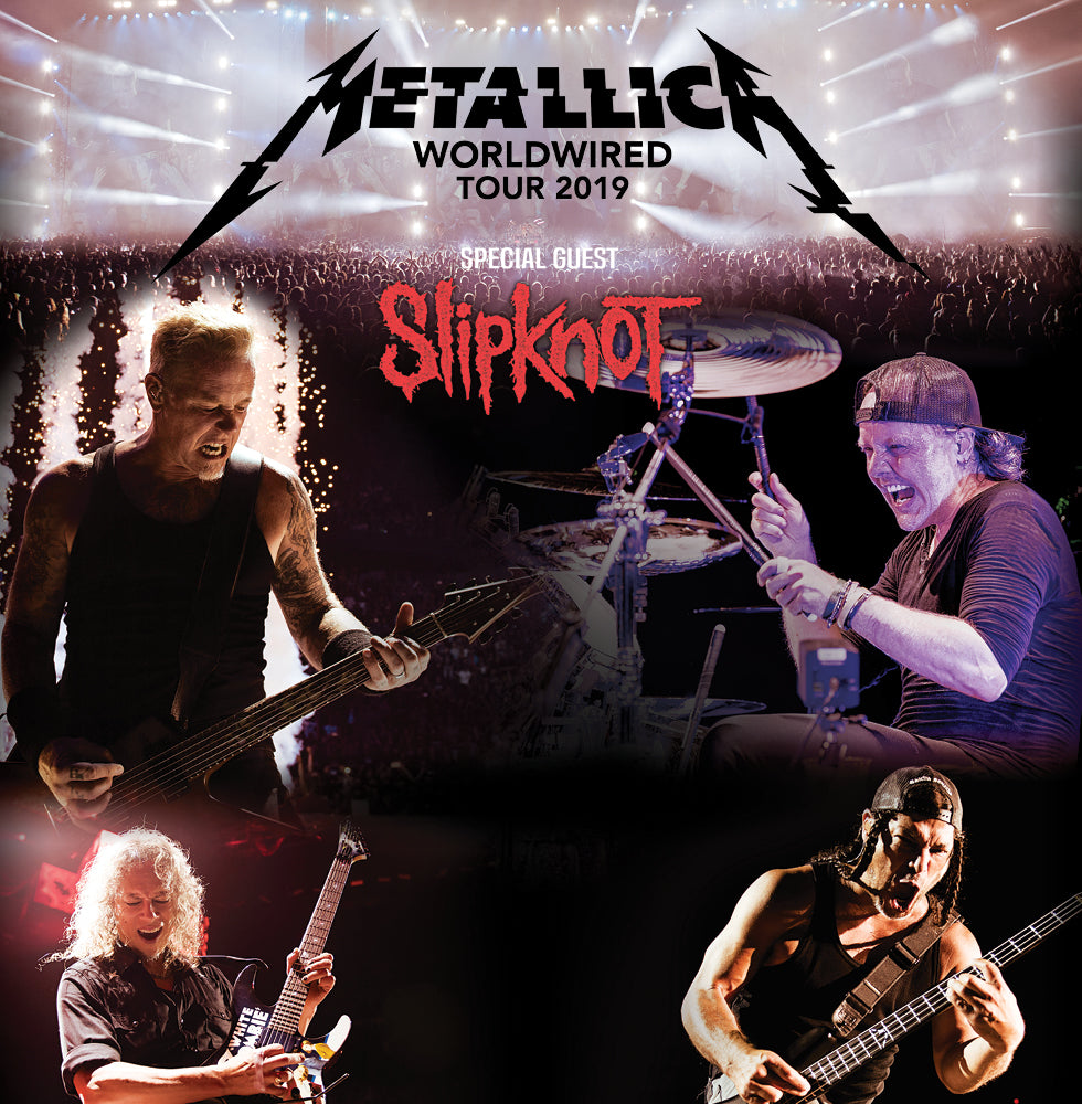 Metallica WorldWired Tour poster New Zealand