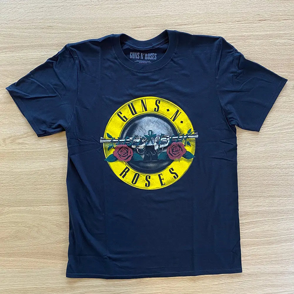 GNR - Classic Bullet Logo - Black T-Shirt | Twisted Thread | Reviews on ...