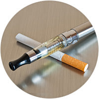 The differences between e-cigs and tobacco cigarettes