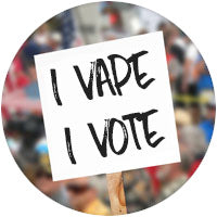 I vape, I vote sign