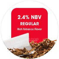 White Cloud Regular Tobacco Vape Flavor Label