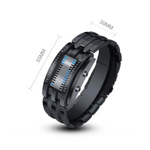 Load image into Gallery viewer, Creative Binary Watch LED Digital Display Buckle Type Lock Wristwatch - MiniDreamMakers
