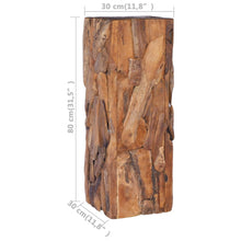 Load image into Gallery viewer, vidaXL Side Table 30x30x80 cm Solid Teak Wood - MiniDM Store
