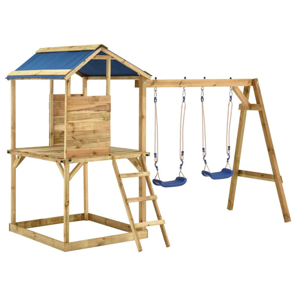 Outdoor Playset Impregnated Wood Pine 0