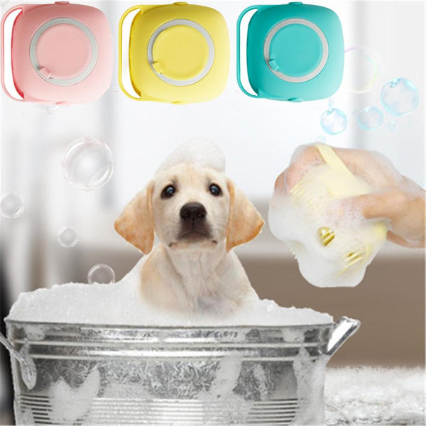 Pet Bath Brush Soft Silicone Comb Dogs Cats SPA Shampoo Massage Brush Shower Hair Removal Comb Pets Cleaning Grooming Tool 0