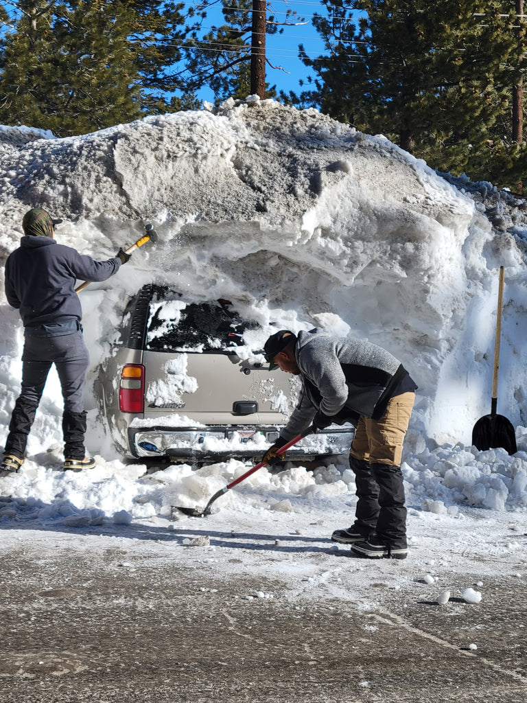 Mammoth is buried under 600 inches of snow