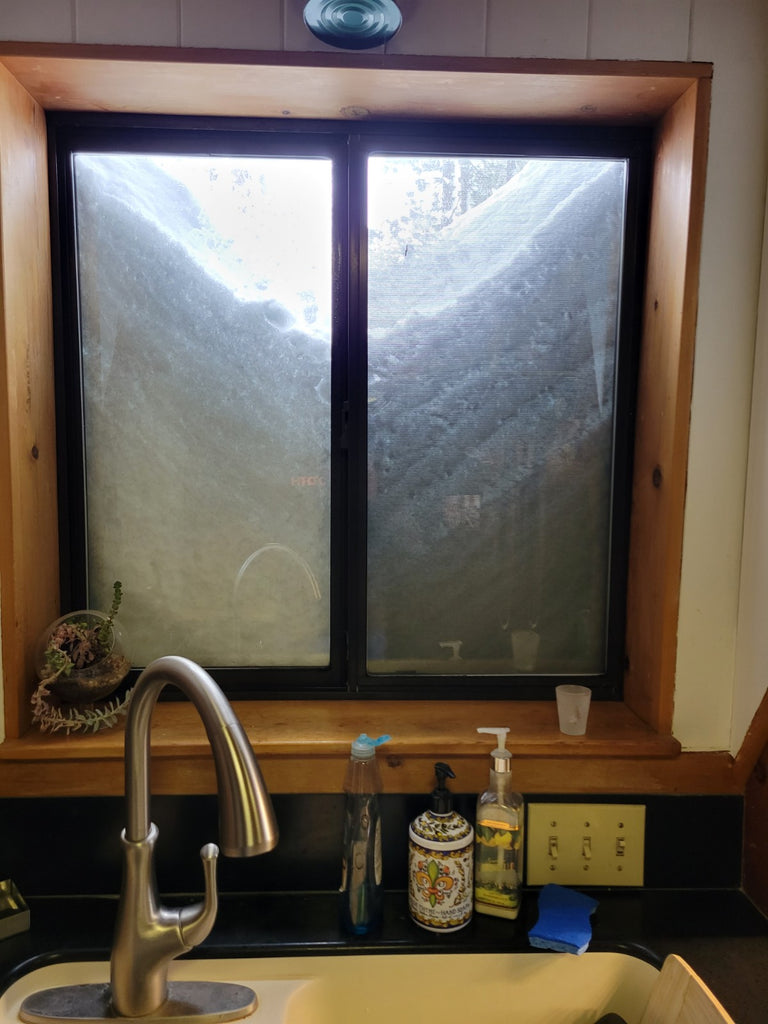 Mammoth Lakes Kitchen Window Buries in snow 2023