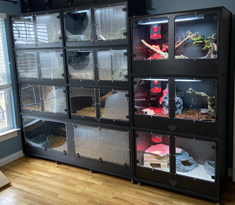 travel cage for leopard gecko