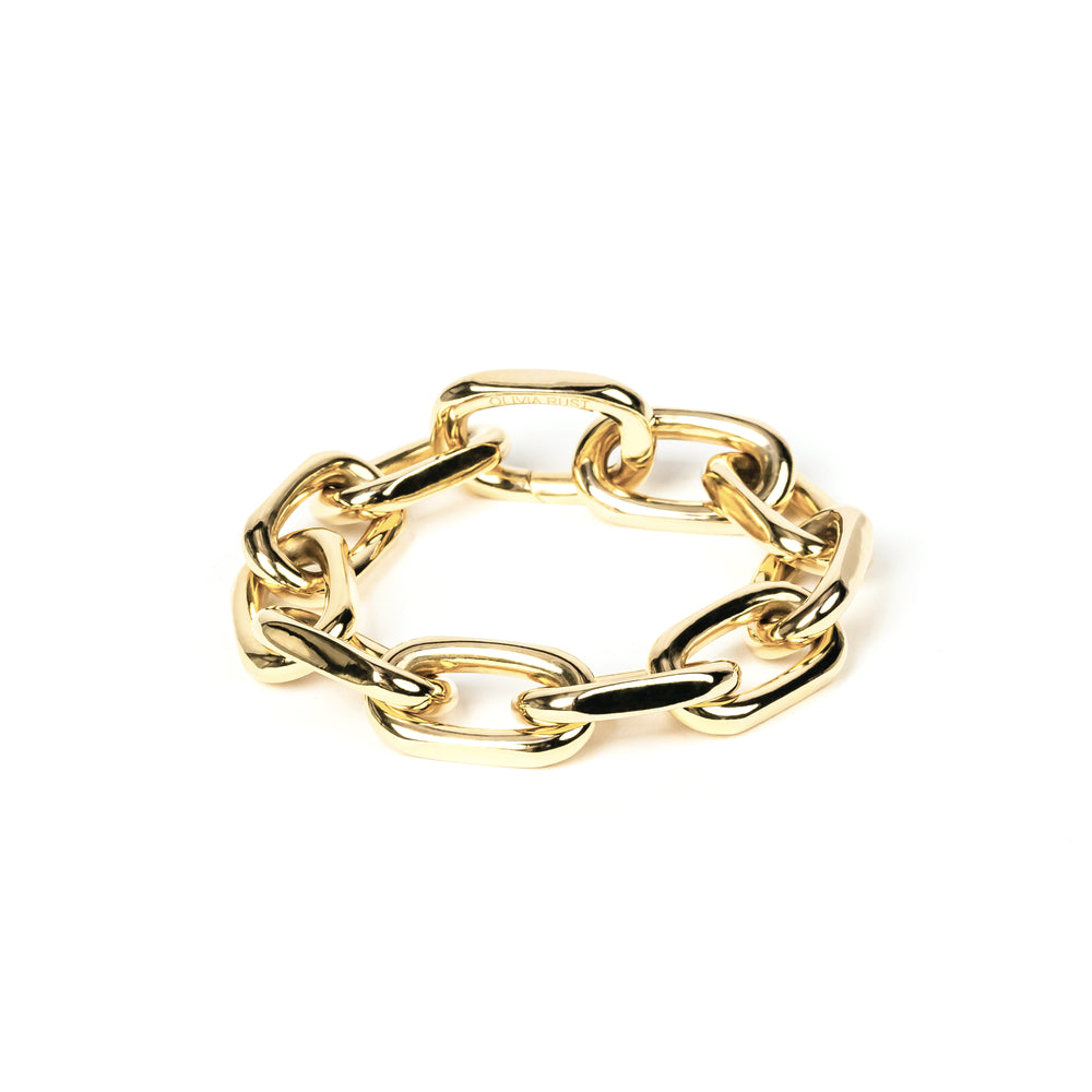 Om Cord Bracelet in Solid Gold - Talu RocknGold