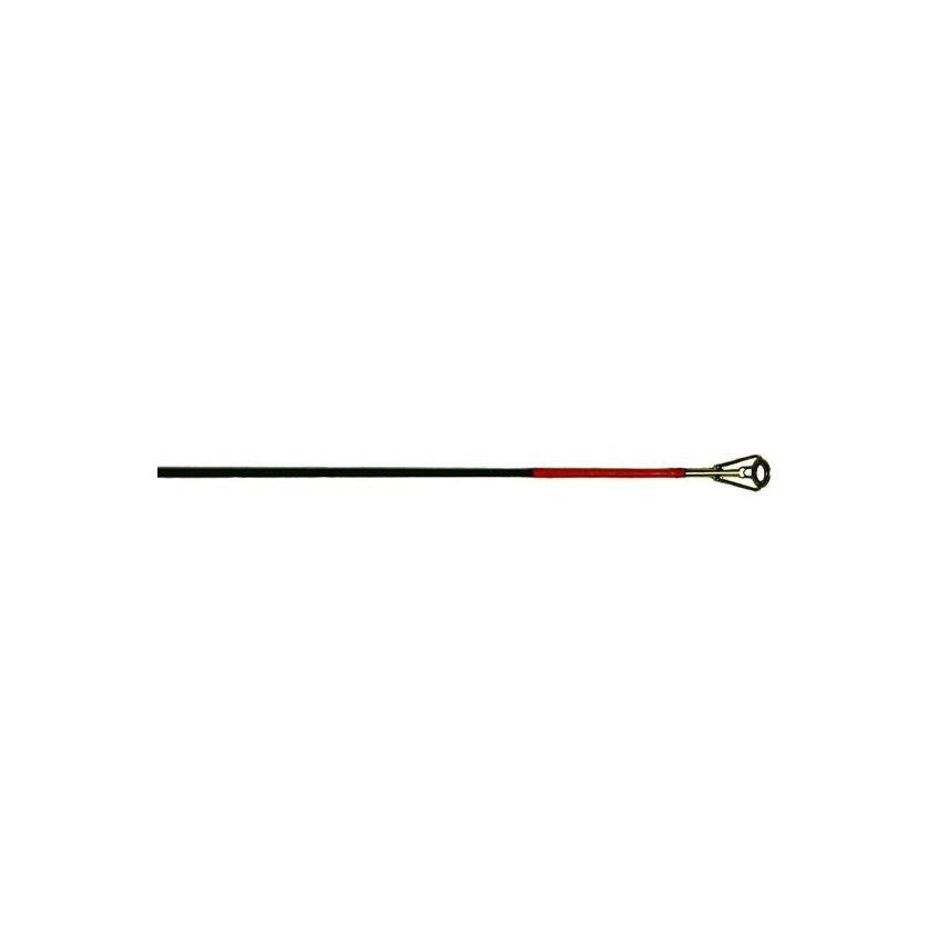 B&M Buck's Graphite Jig Fishing Pole, 12ft, 2 Pieces, Black, 