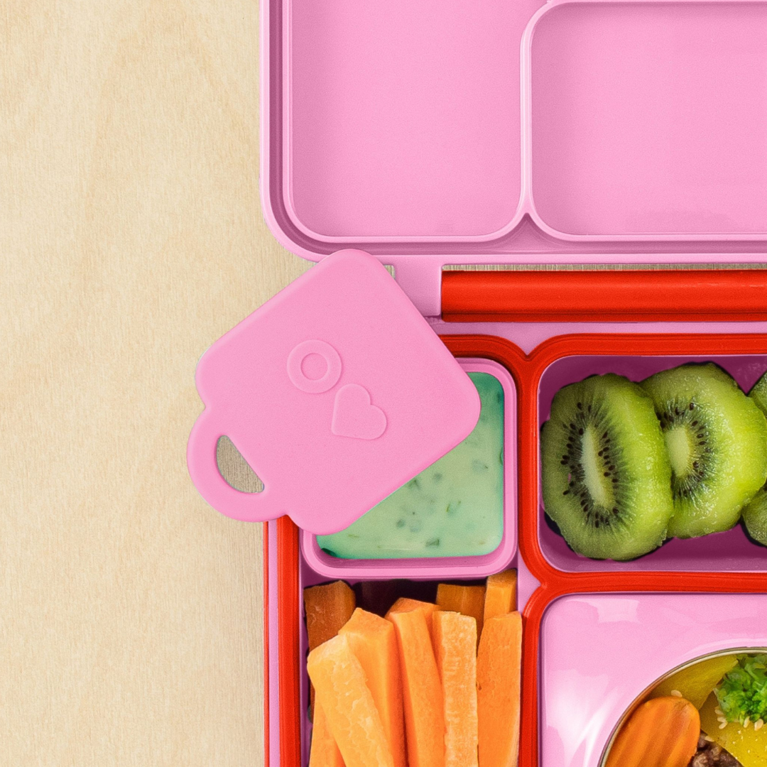 OmieBox Bento Box for Kids - Insulated Bento Lunch Box with Leak Proof  Thermos Food Jar - Purple Plum