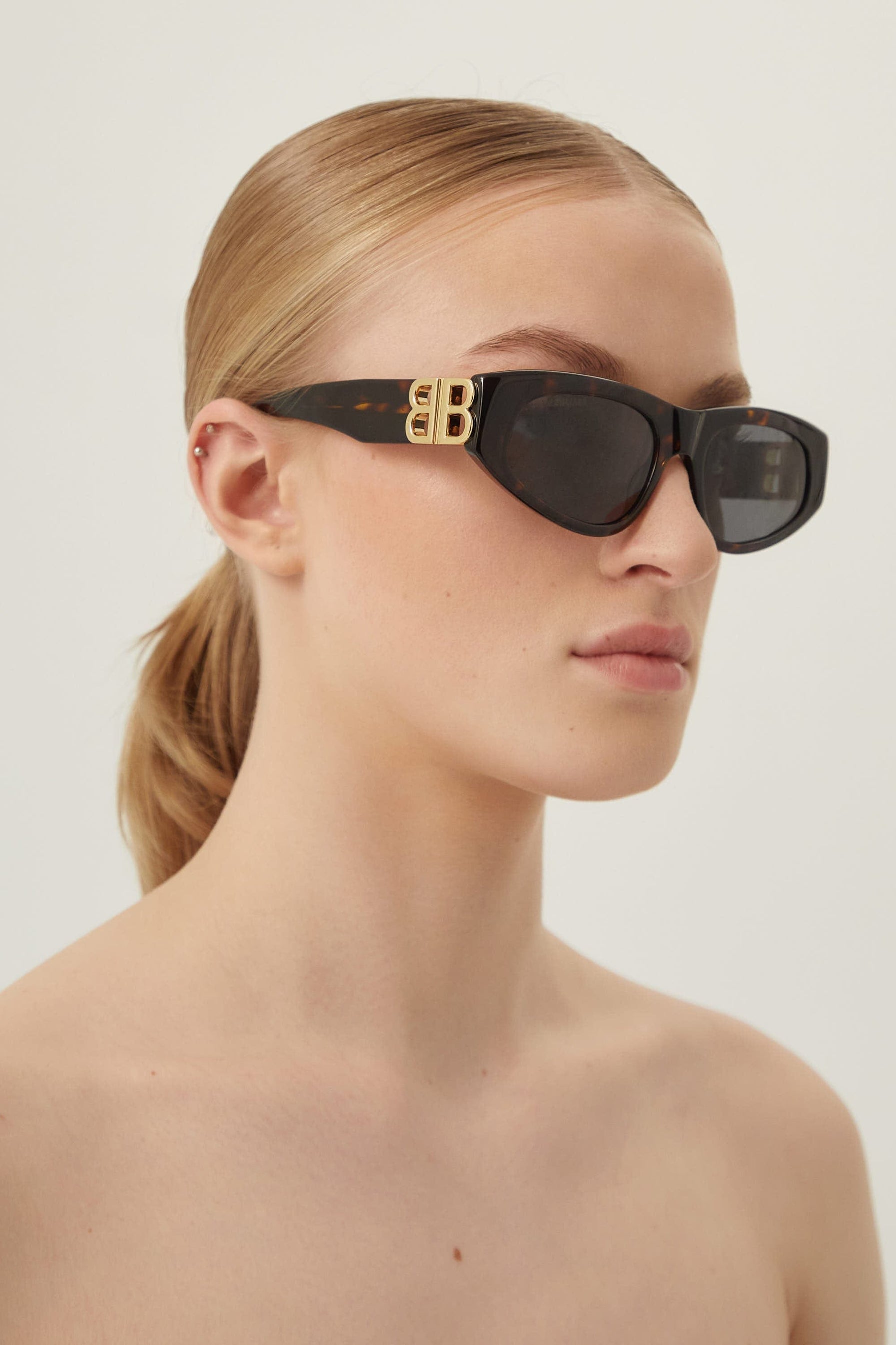 Wrap Dframe Sunglasses in Black  Balenciaga GB