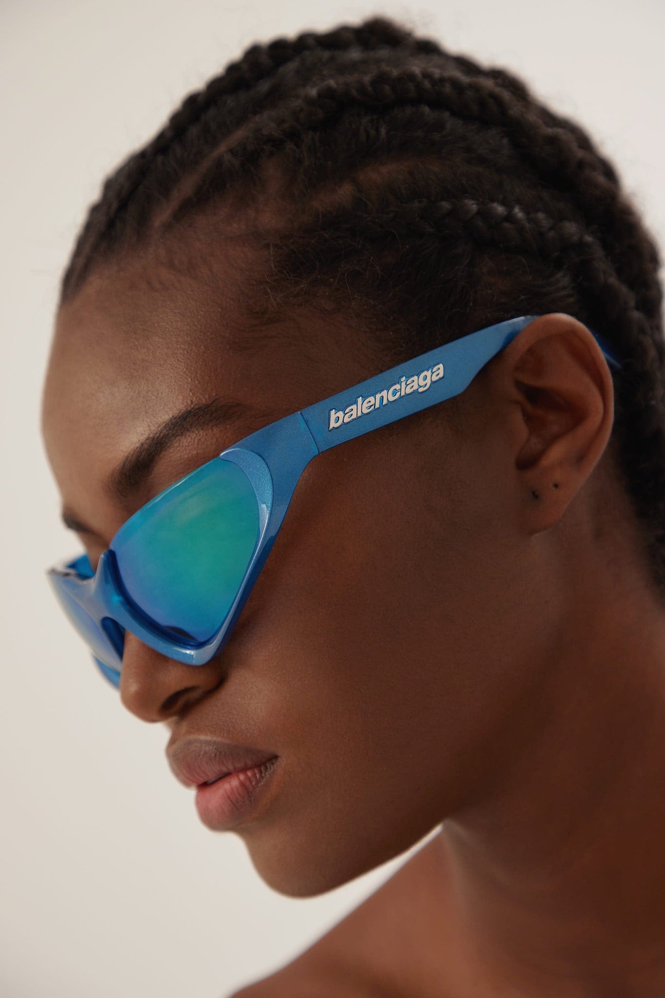 Balenciaga Xpander blue BB0202s-003 around sunglasses