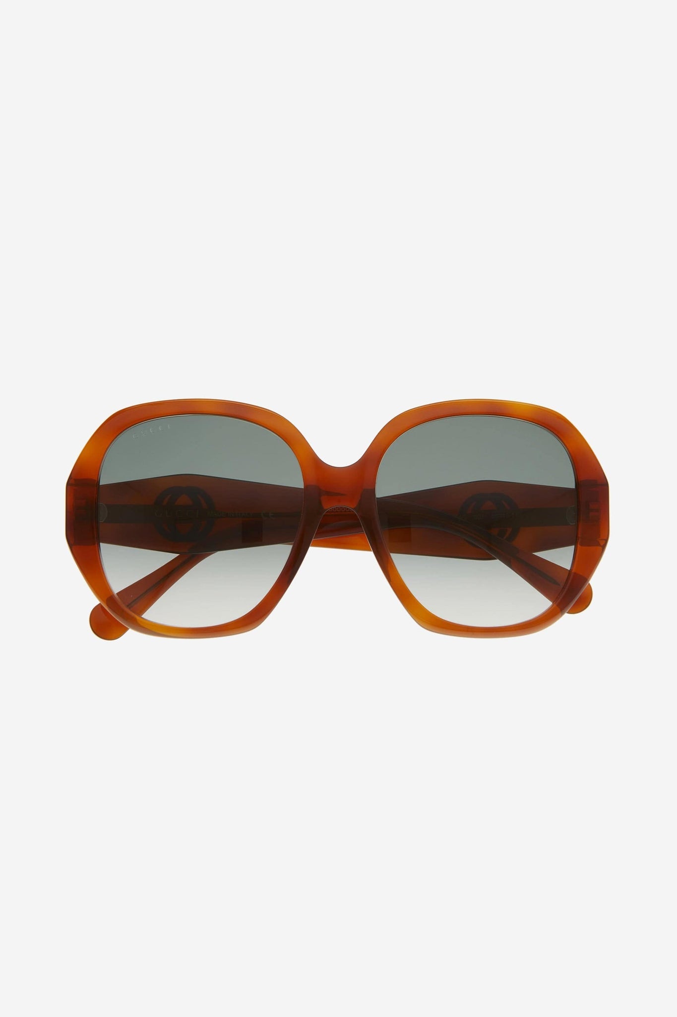 gucci round havana sunglasses